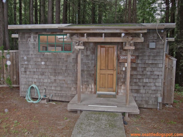 Our cabin at St. Orres. Photo from Seattle DogSpot.