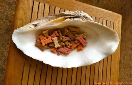 Dog treats at the